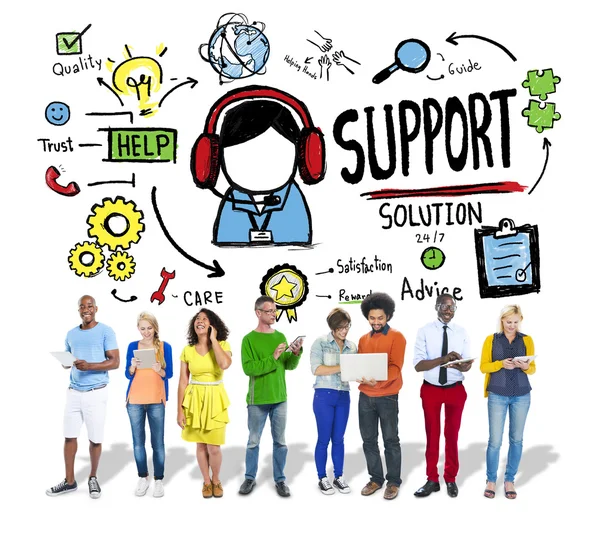 Support and Help Care Concept — Stock Photo, Image