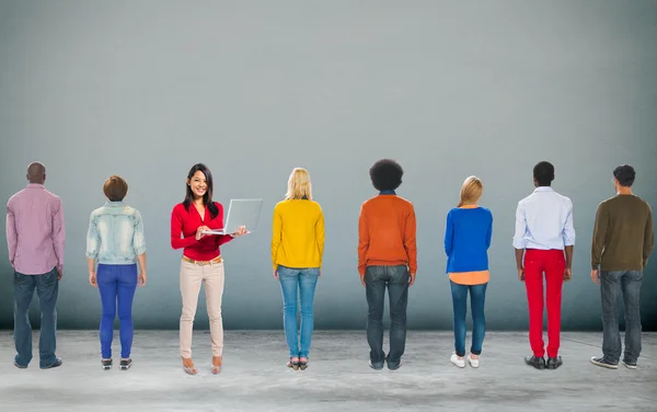 Different Smiling People Concept — Stock Photo, Image