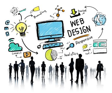 İçerik yaratıcılık dijital grafik, düzen Webdesign