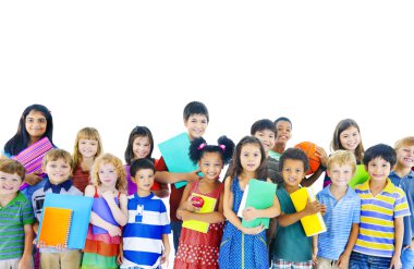 Çok etnik öğrenci grubu