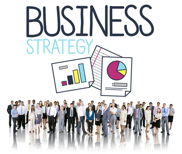 People and Business Strategy — Stock Photo, Image