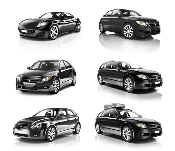Комплект современных роскошных автомобилей Shiny
