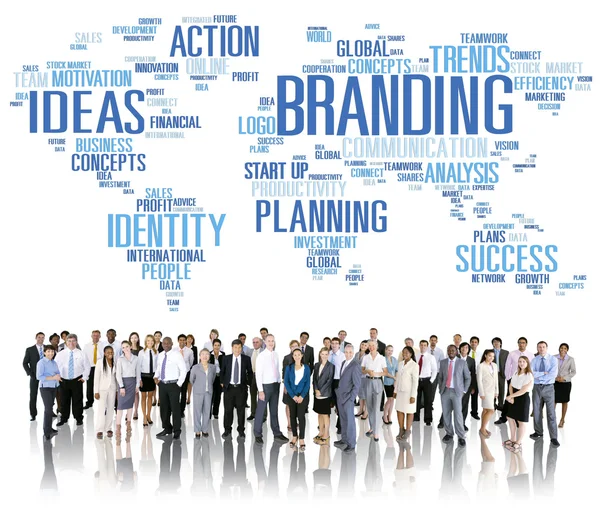 People at seminar about Branding Concept — Stock Photo, Image