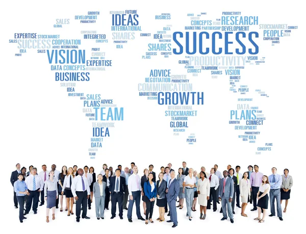 Business People e concetto di successo — Foto Stock