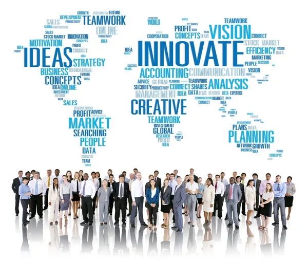 Business people and Innovation Concept — Stock Photo, Image