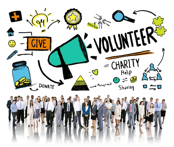 Business people and Charity Concept — Stock Photo, Image
