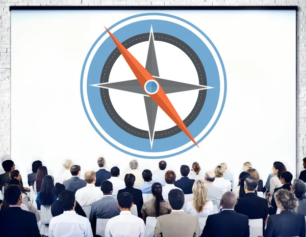 People at seminar about Navigation — Stock Photo, Image