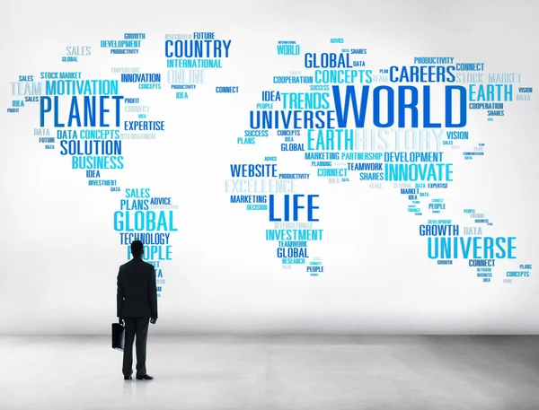 世界全球化，国际生活概念 — 图库照片