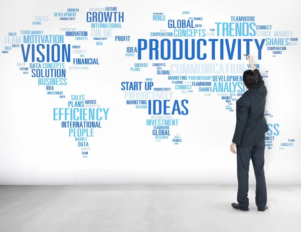 Strategie für die Produktivität von Unternehmern — Stockfoto