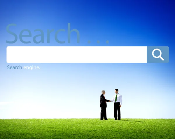 Buscar o Navegar e Internet Search Engine Concept — Foto de Stock