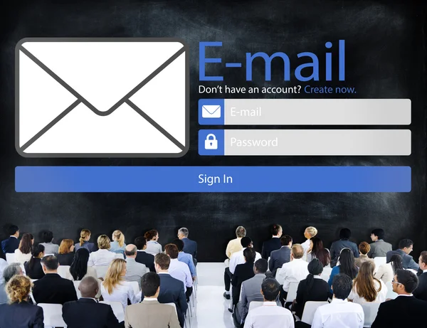 Diverse people and Email Concept — Stock Photo, Image