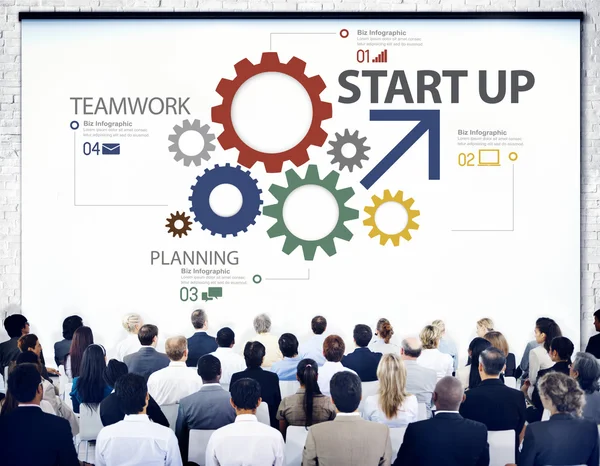 Persone al seminario su Startup — Foto Stock