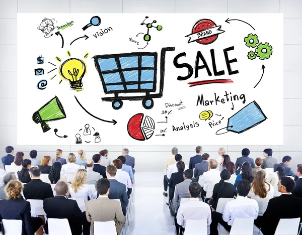 People at the seminar about Sale Concept — Stock Photo, Image