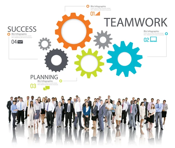 People at seminar about Teamwork — Stock Photo, Image