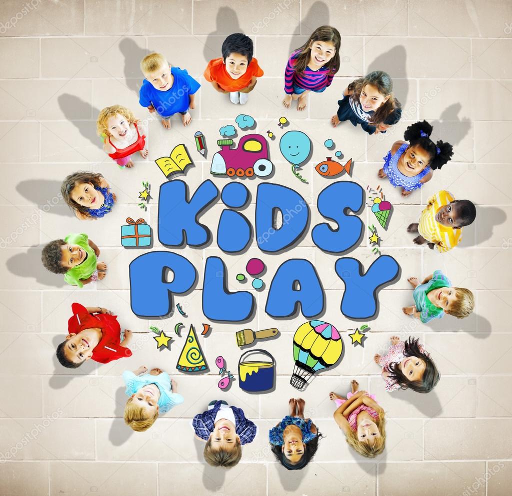 concept of kids play