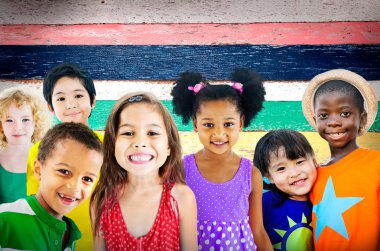 Diversity Children and Friendship Concept clipart