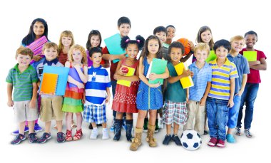 Çok etnik öğrenci grubu