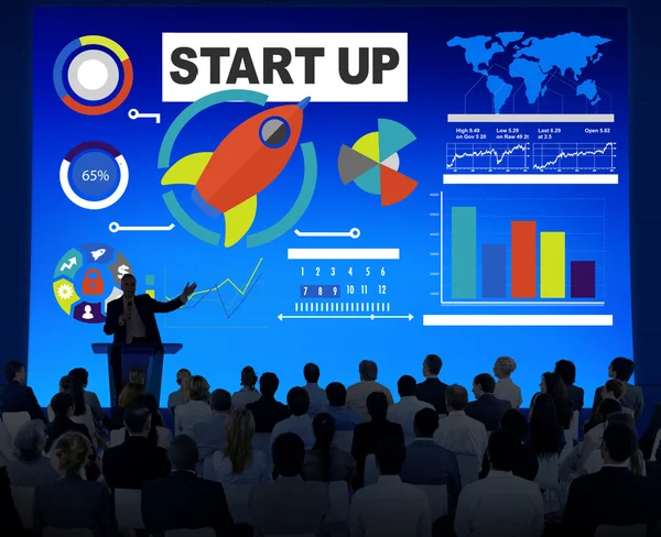 Persone al seminario su Start up — Foto Stock