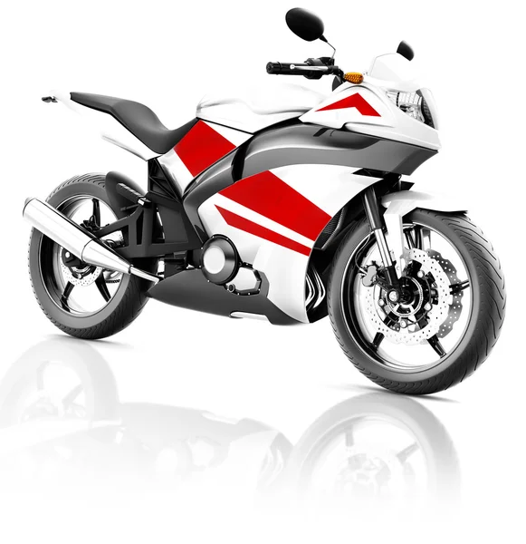 Motorbike Rider Contemporary — Stock Photo, Image