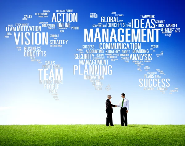 Global Management and Training Concept — Stock Photo, Image