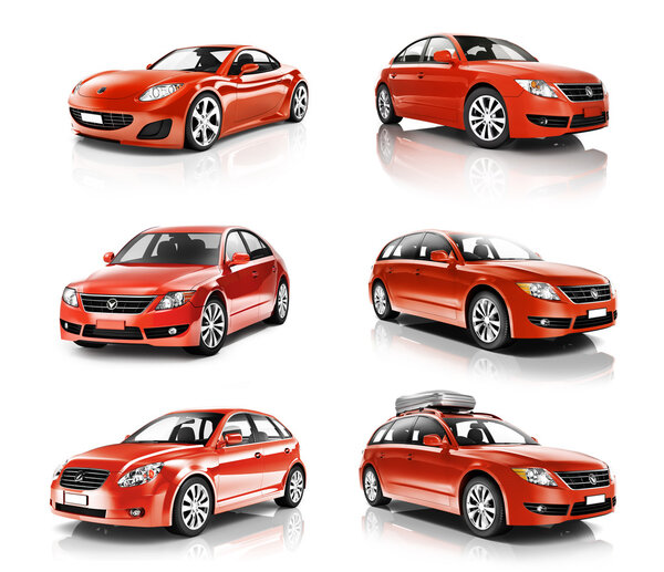 Комплект современных роскошных автомобилей Shiny
