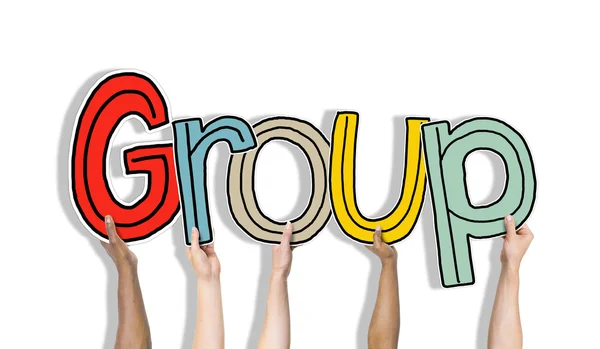 Mani Holding Word Group — Foto Stock