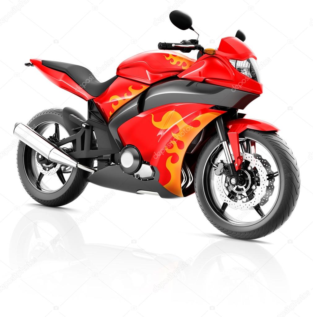 Motorbike Rider Contemporary