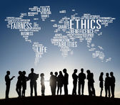 Diverse people and Ethics Concept