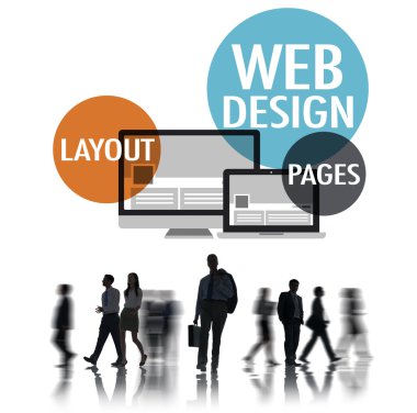 insanlar ve web tasarım konsepti