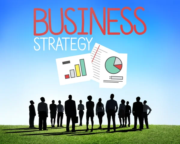 People and Business Strategy — Stock Photo, Image