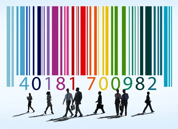 Barcode, Identitätsmarketing, Daten, Verschlüsselung — Stockfoto