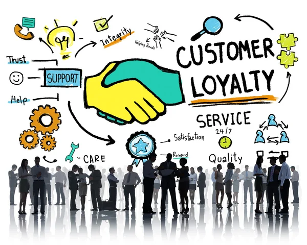 Лояльність клієнтів, Підтримка та Догляд — стокове фото