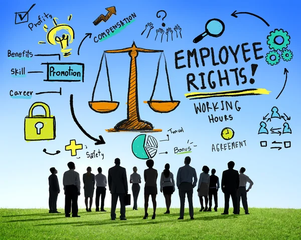 Pessoas diversas e direitos dos trabalhadores — Fotografia de Stock
