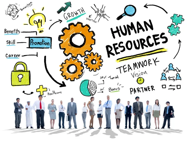 Människor och mänskliga resurser affärsidé — Stockfoto