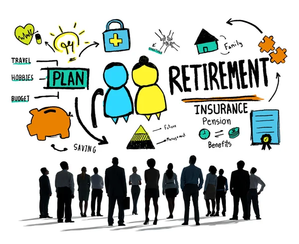 Business People and Employee Retirement — Stock Photo, Image