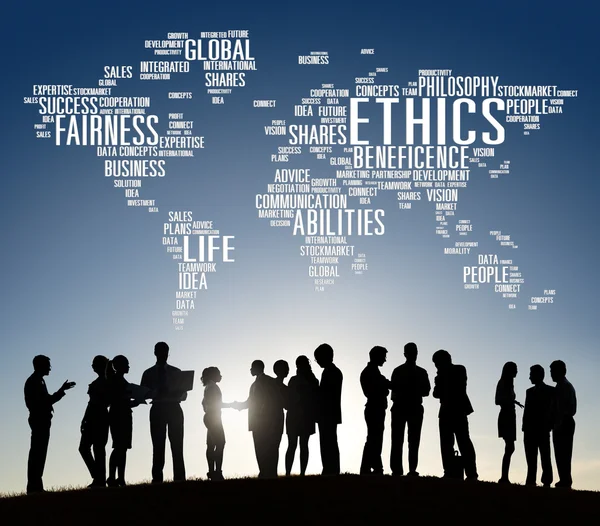 Разнообразие людей и концепции этики — стоковое фото