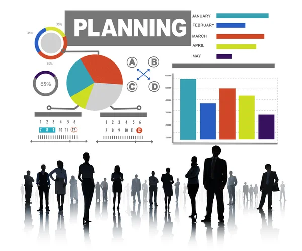 Planificación de gente de negocios — Foto de Stock