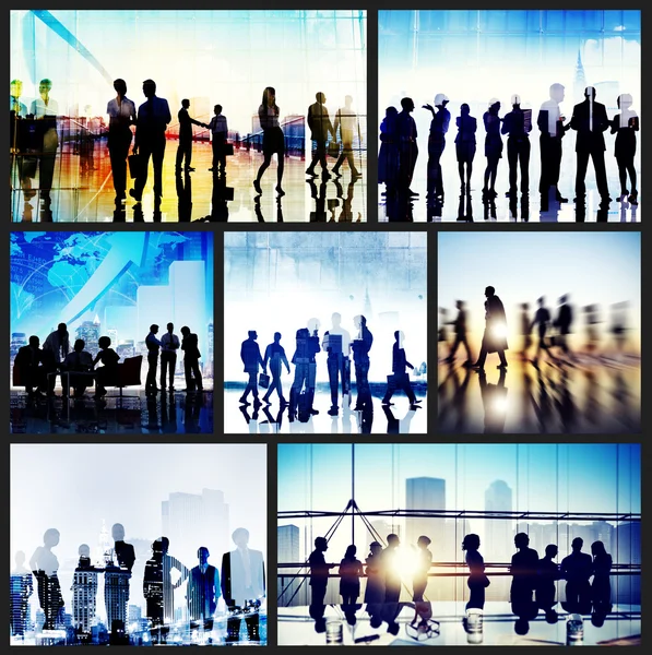 Global Business People Handshake — Stock Photo, Image