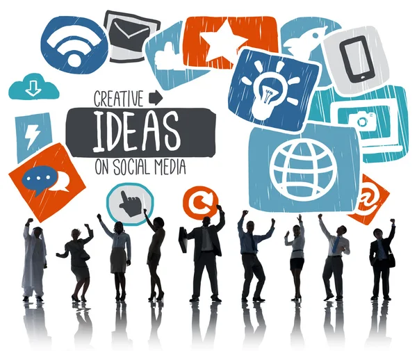 Diverse people and Ideas Creative Concept — Stock Photo, Image