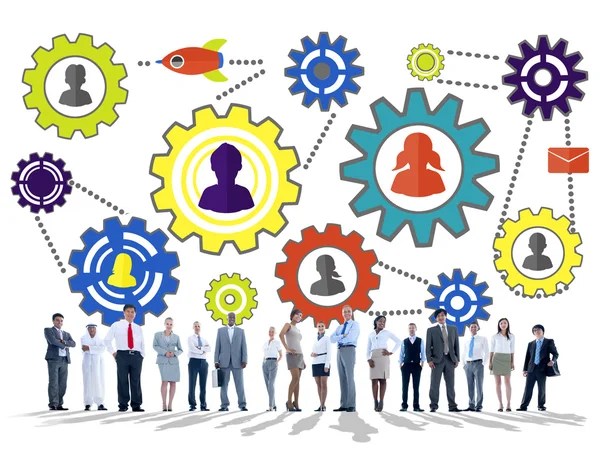 Gemenskapen, Business Team, partnerskap och samarbete — Stockfoto