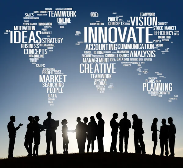Olika människor och innovation koncept — Stockfoto
