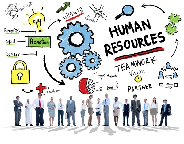 Imprenditori e concetto di risorse umane — Foto Stock