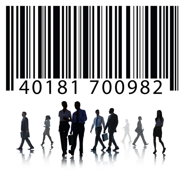 Bar Code, ταυτότητα μάρκετινγκ, δεδομένα, κρυπτογράφησης — Φωτογραφία Αρχείου