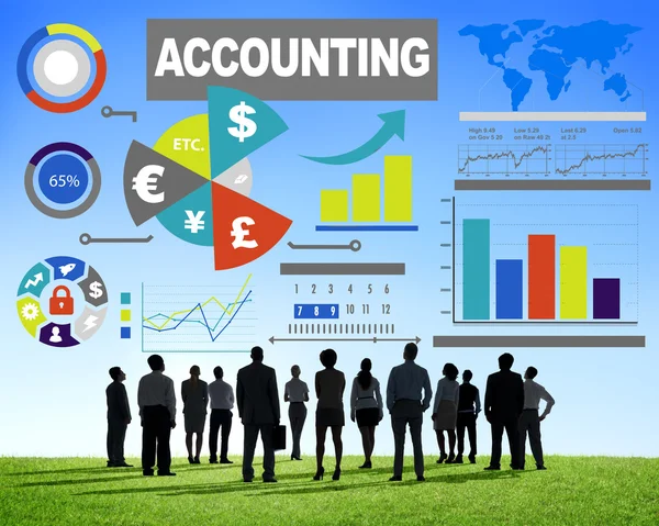 Accounting, Analysis and Banking Economy — Stock Photo, Image