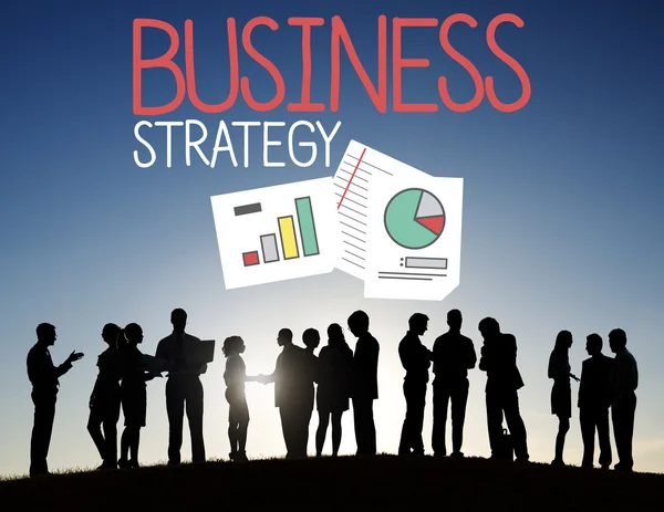 People and Business Strategy — Stock Photo, Image