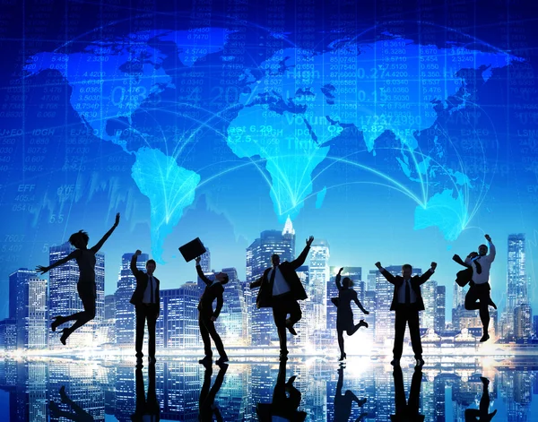 Persone e Global Business Concept — Foto Stock