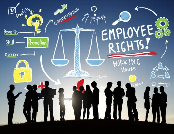 Diverse people and Employee Rights — Stock Photo, Image