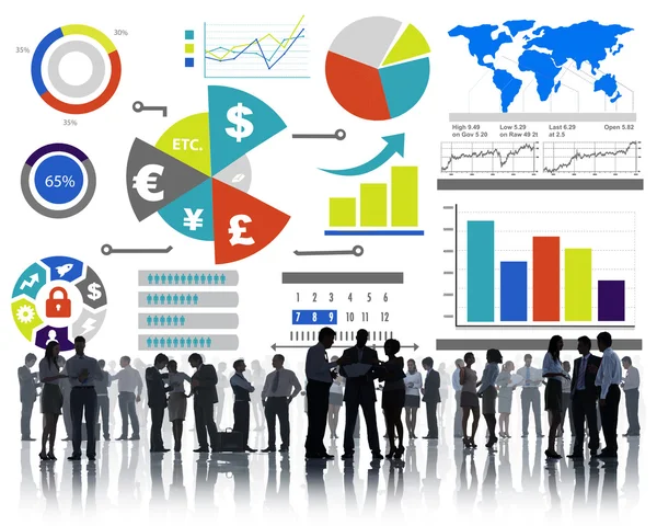 Finance, Business and Economy Exchange, Accounting Banking — Stock Photo, Image