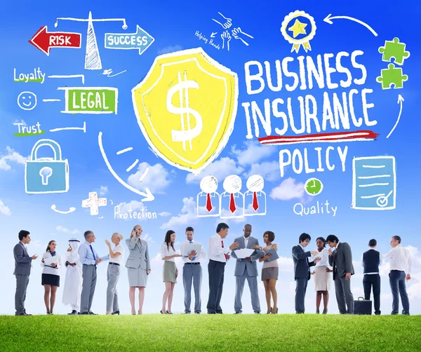 People Discussion Business Insurance — Stock Photo, Image