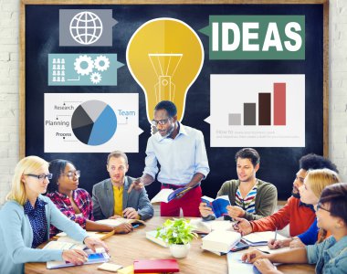 fikirler yaratıcılık grafik ilham düşünceleri Internet kavramı